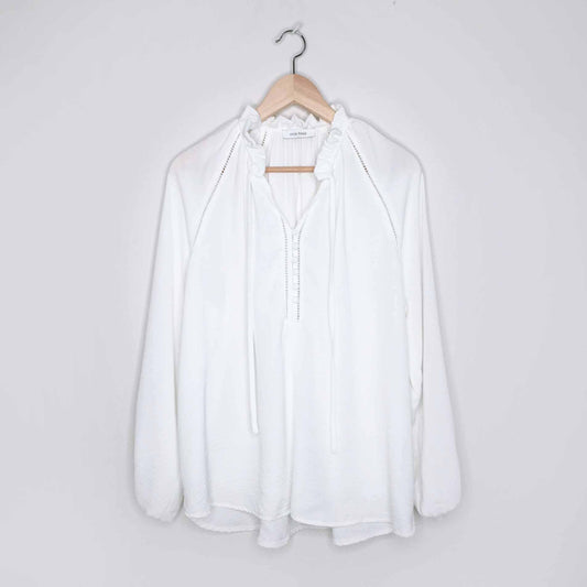 Erin Blair white boho blouse - size Large