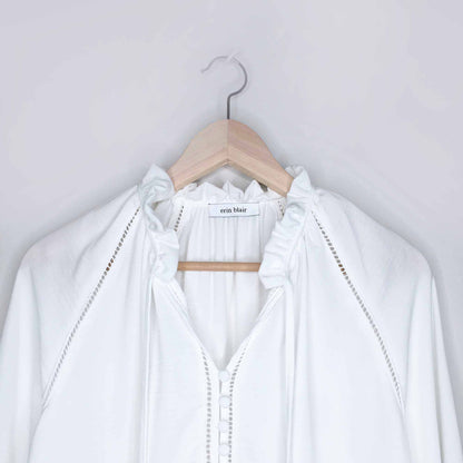 Erin Blair white boho blouse - size Large