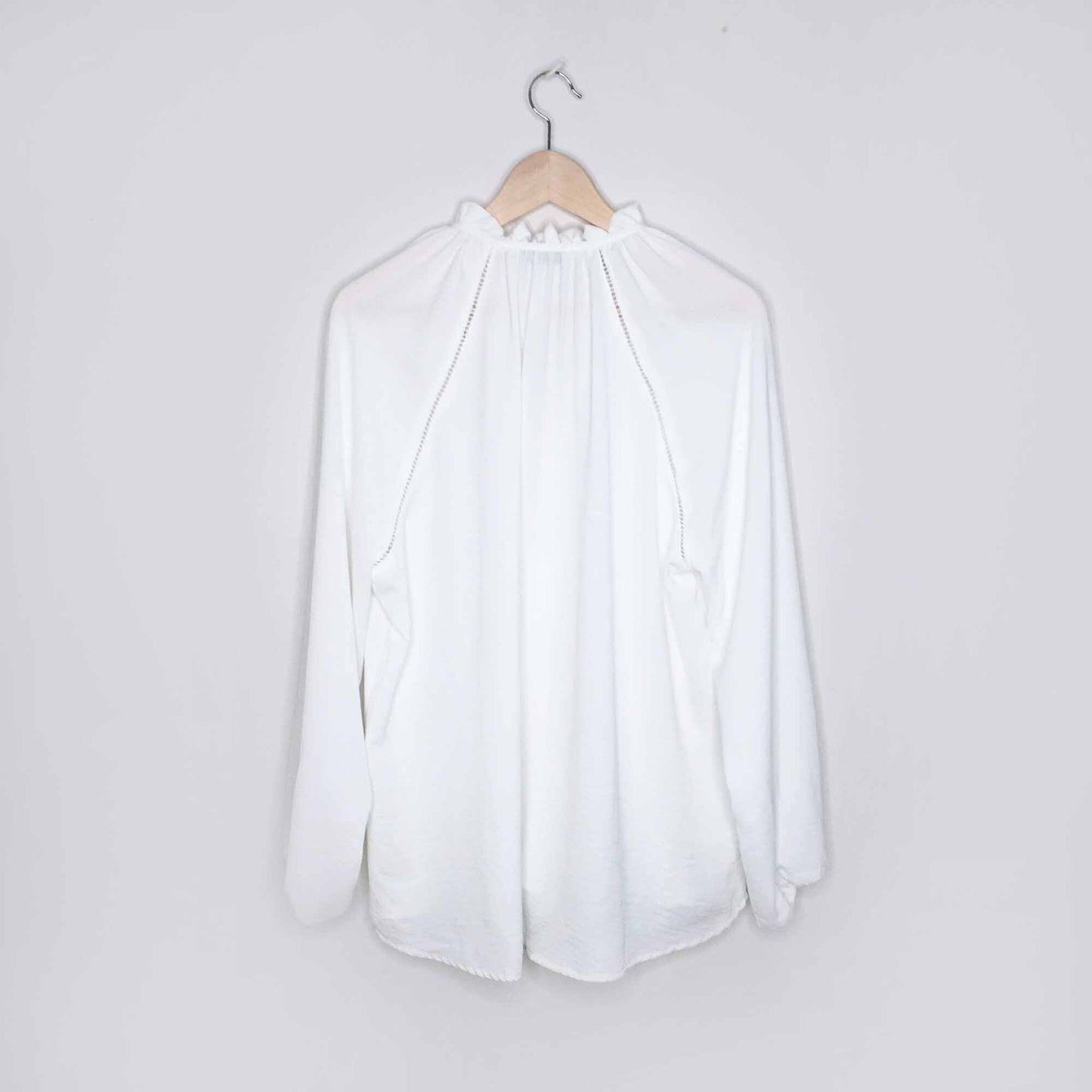 Erin Blair white boho blouse - size Large