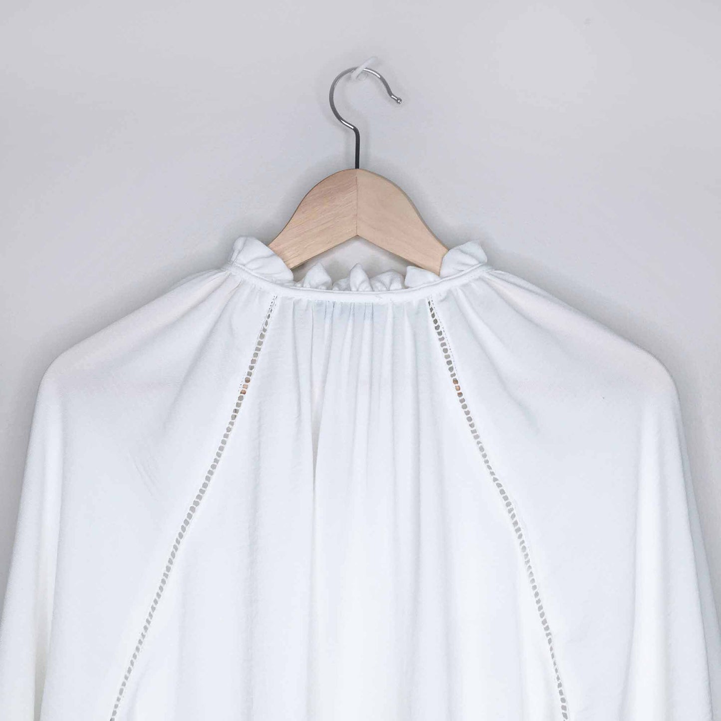 Erin Blair white boho blouse - size Large