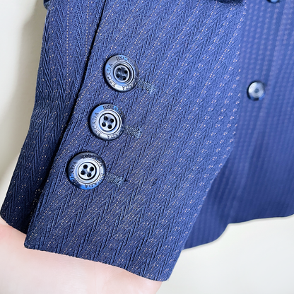 vintage escada wool-blend pant suit - size 36