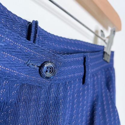 vintage escada wool-blend pant suit - size 36