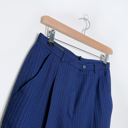 vintage escada wool-blend pant suit - size 36