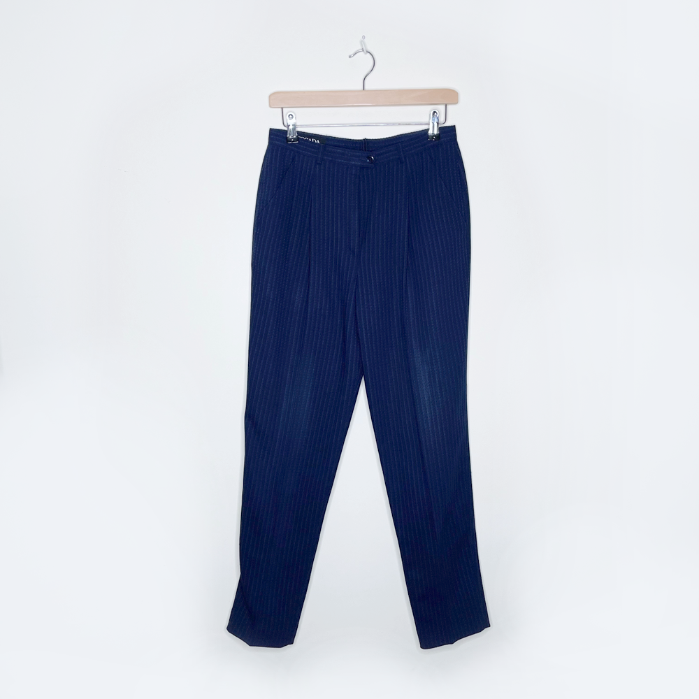 vintage escada wool-blend pant suit - size 36