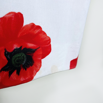 vintage escada poppy flower mini skirt - size 38