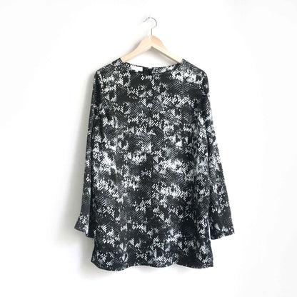 Escada Sport python stripe viscose top - size 46