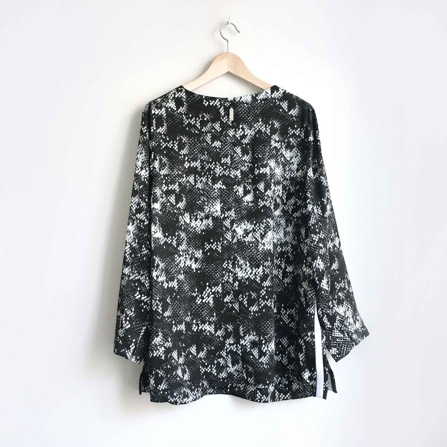 Escada Sport python stripe viscose top - size 46