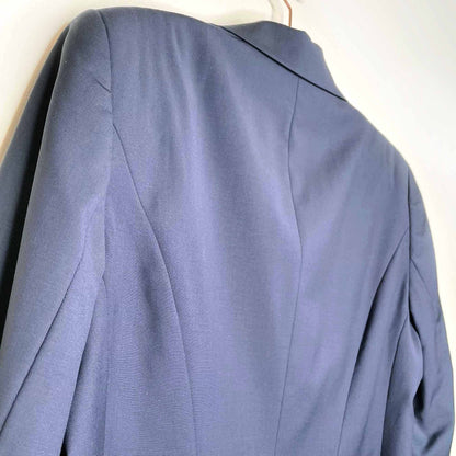 escada blue viscose career blazer - size 42