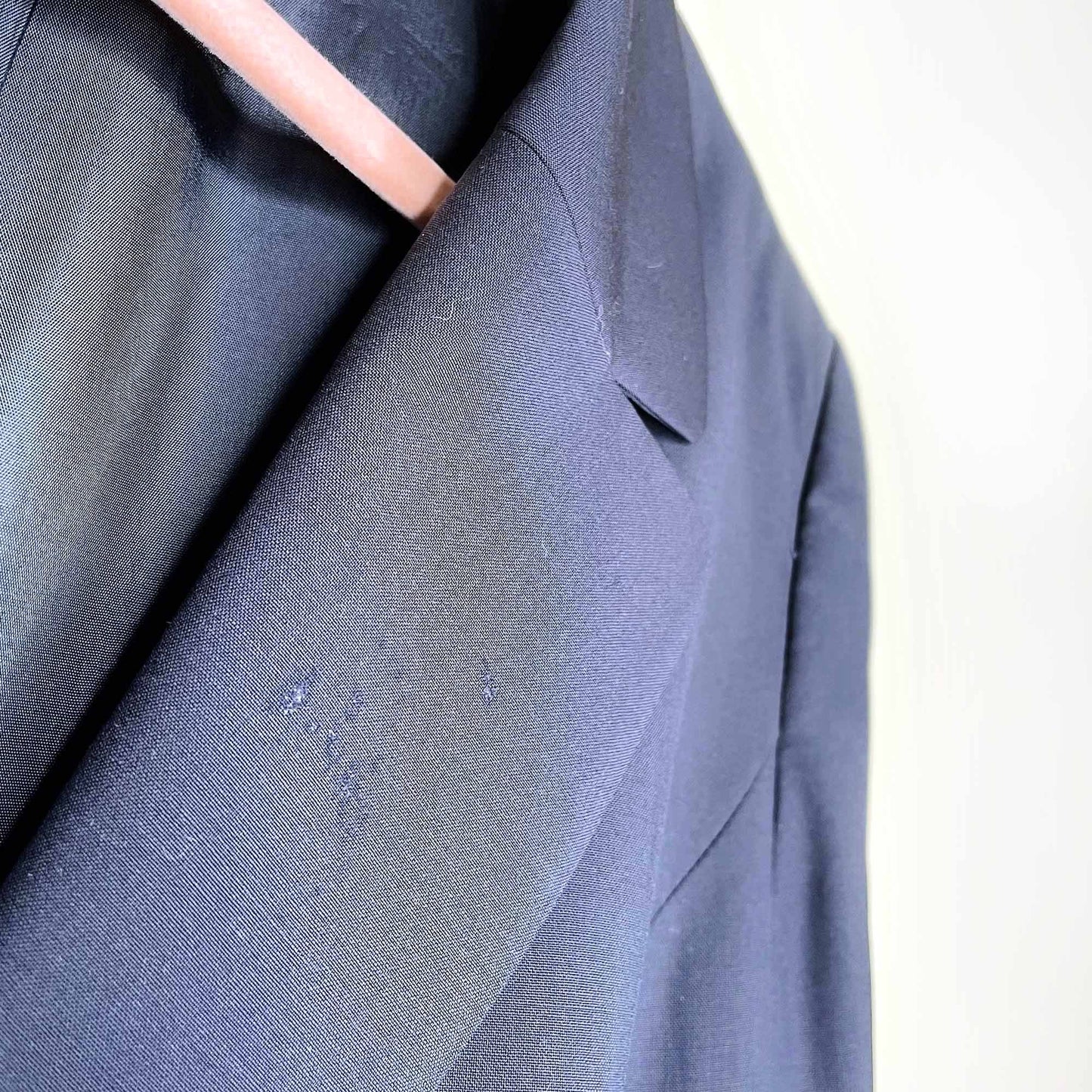 escada blue viscose career blazer - size 42