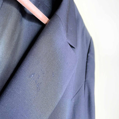 escada blue viscose career blazer - size 42