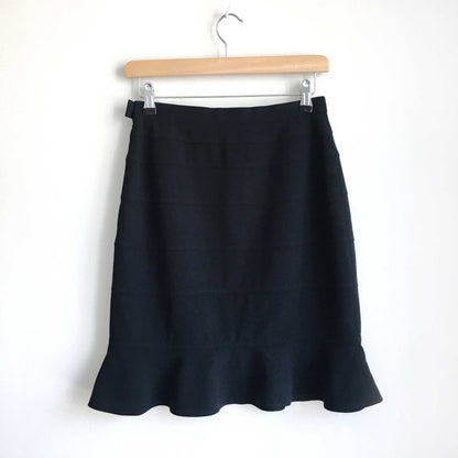 escada high rise wool peplum skirt - size 36