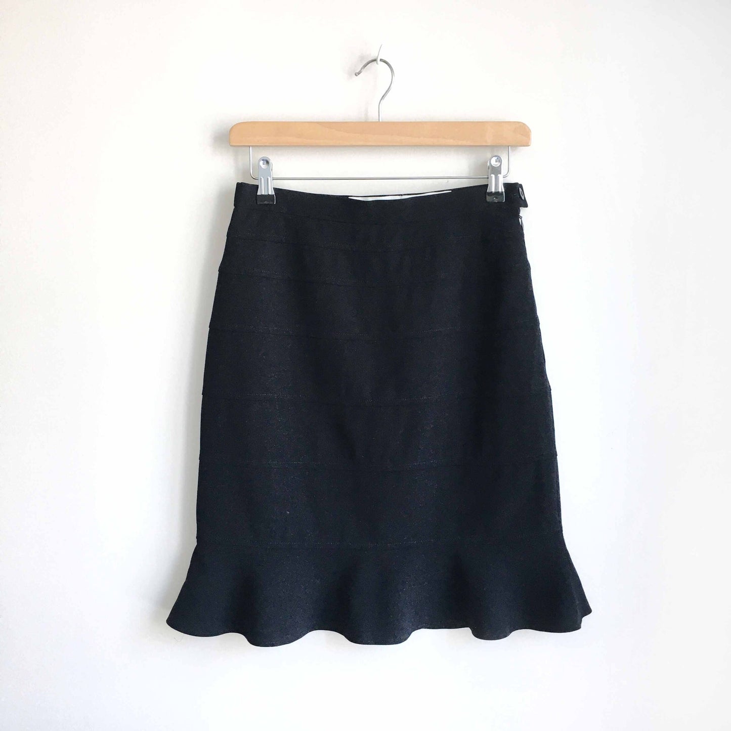 escada high rise wool peplum skirt - size 36
