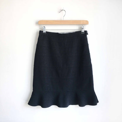 escada high rise wool peplum skirt - size 36