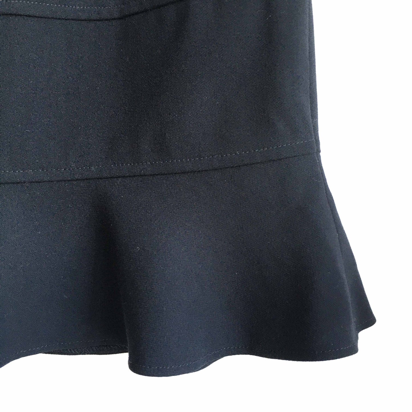 escada high rise wool peplum skirt - size 36