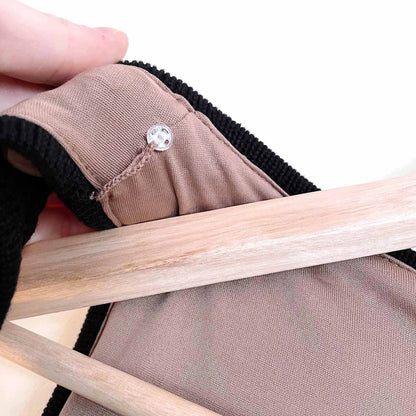 etcetera black crochet tank dress - size small