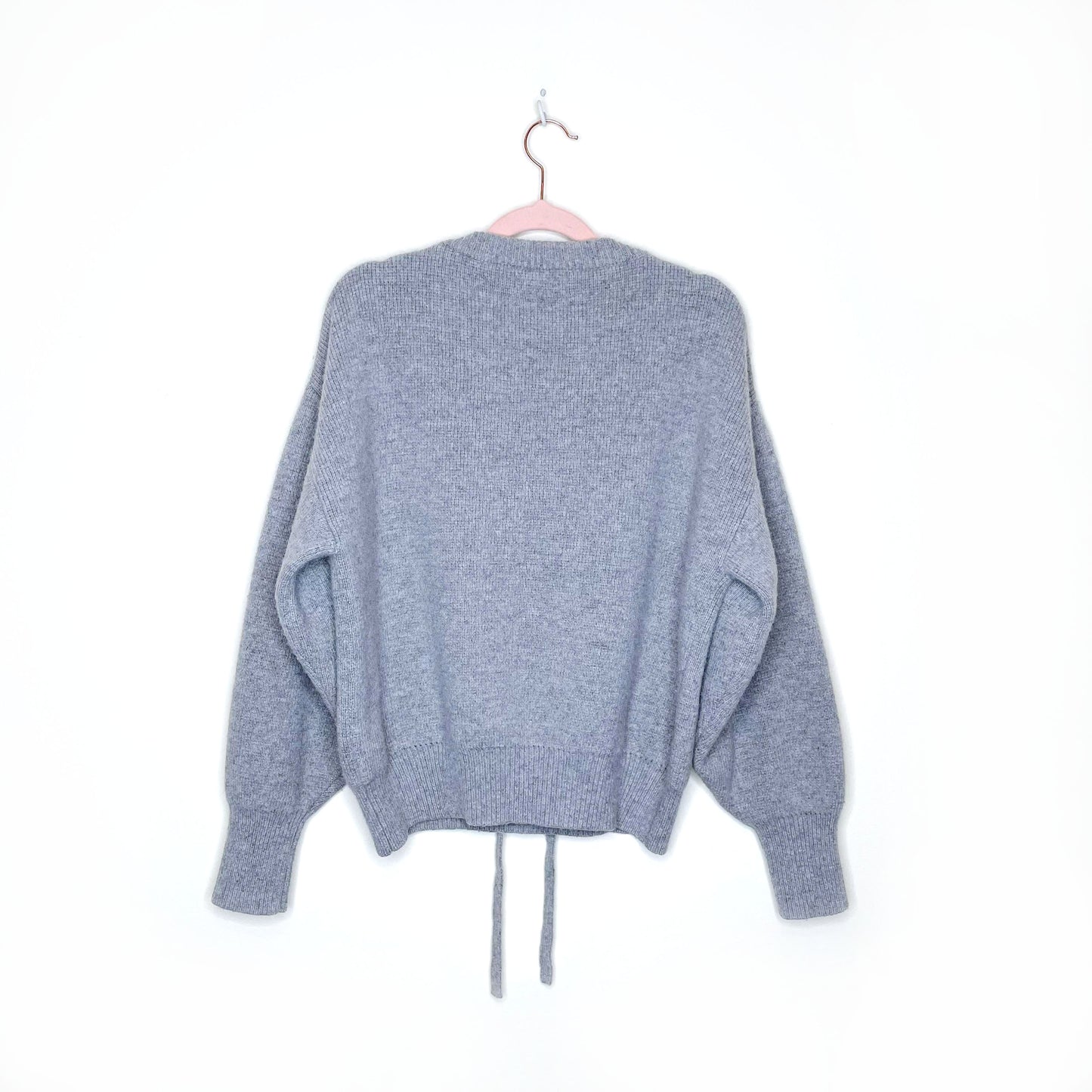 isabel marant étoile grey wool-blend sweater - size small