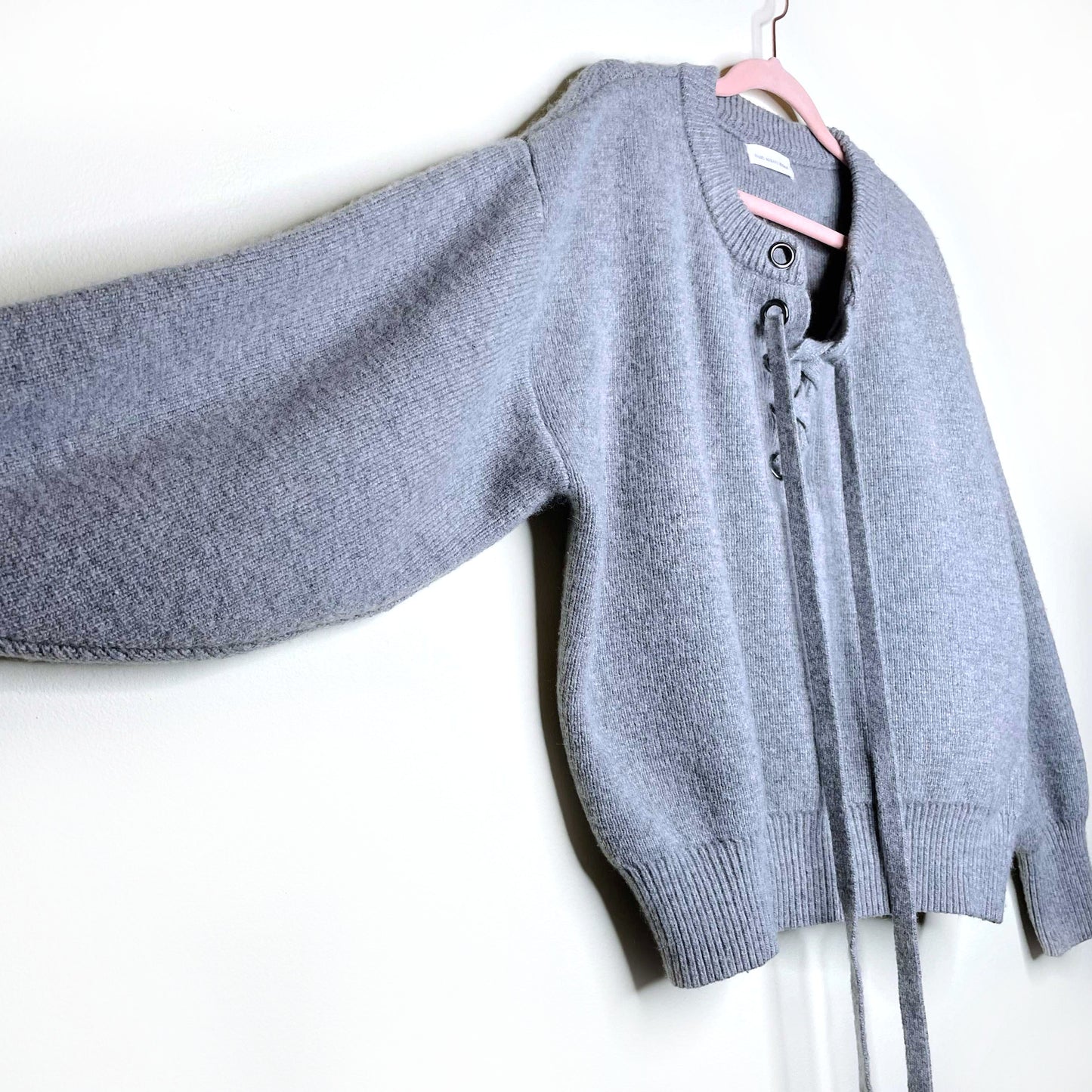 isabel marant étoile grey wool-blend sweater - size small