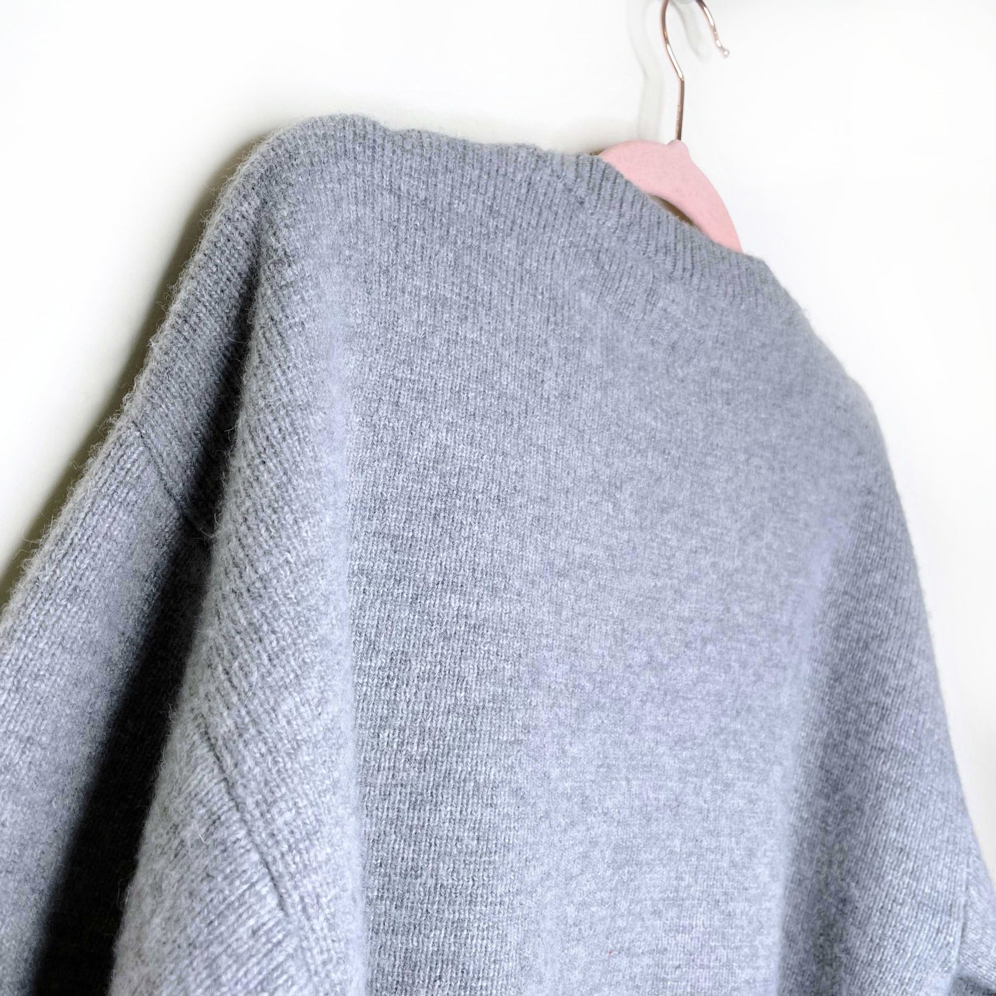 isabel marant étoile grey wool-blend sweater - size small