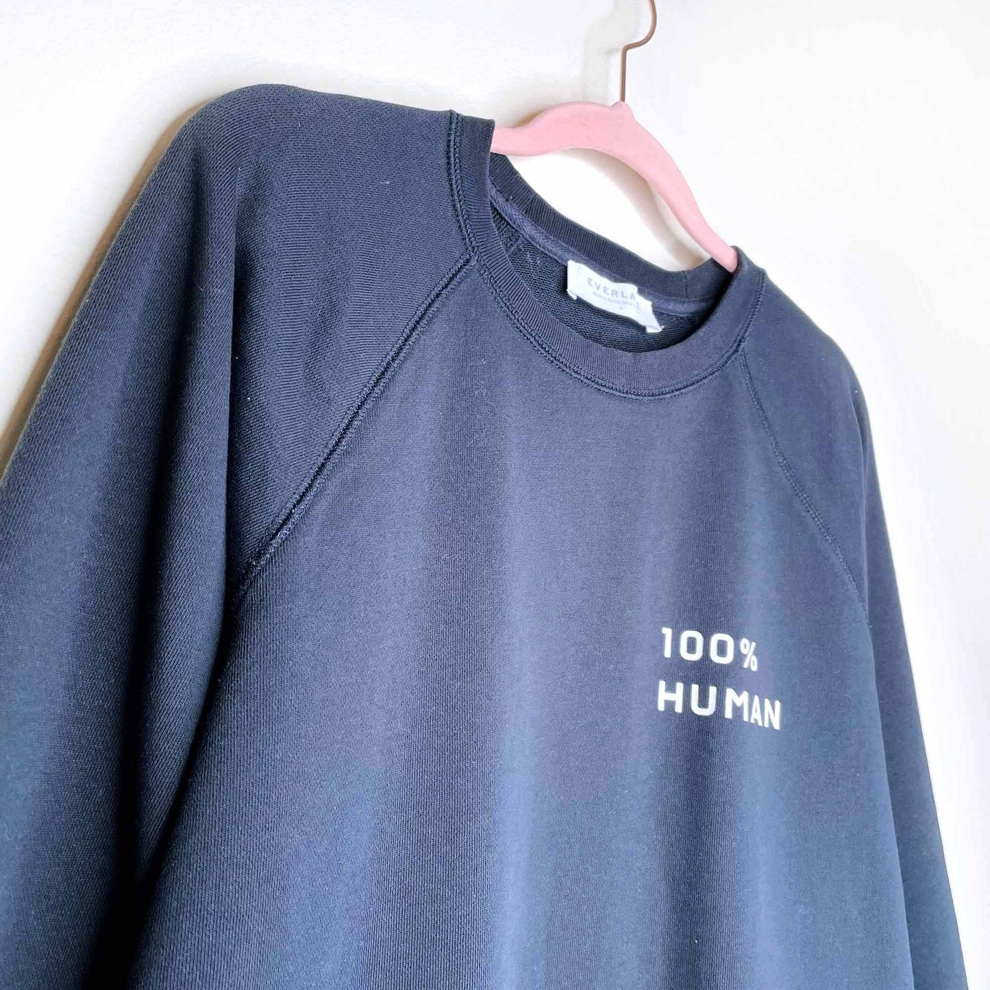 everlane 100% human crewneck sweatshirt - size small