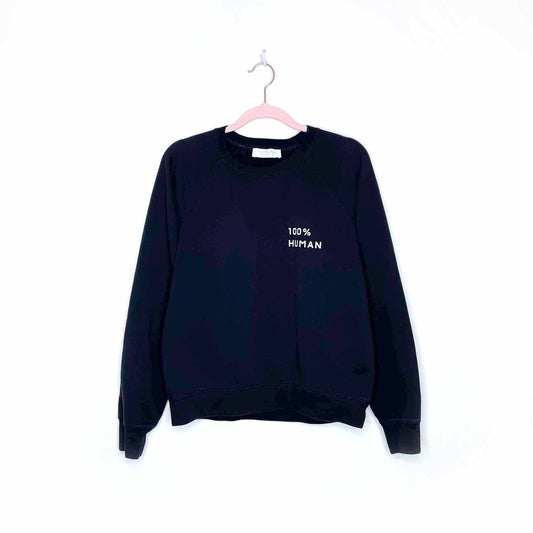 everlane 100% human crewneck sweatshirt - size small