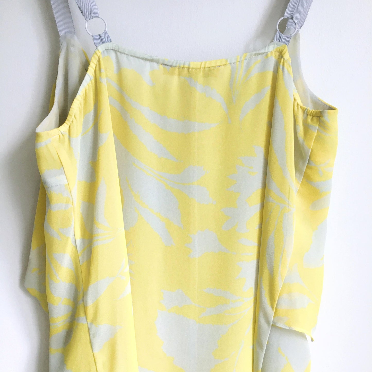 F21 yellow chiffon summer dress - size Small