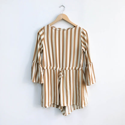 Faithfull Striped Romper - size 2