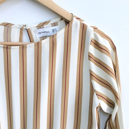 Faithfull Striped Romper - size 2