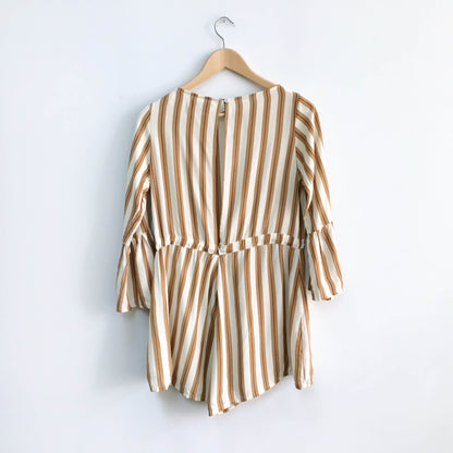 Faithfull Striped Romper - size 2