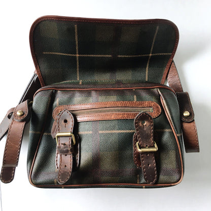 Vintage Fanciful Duck leather satchel