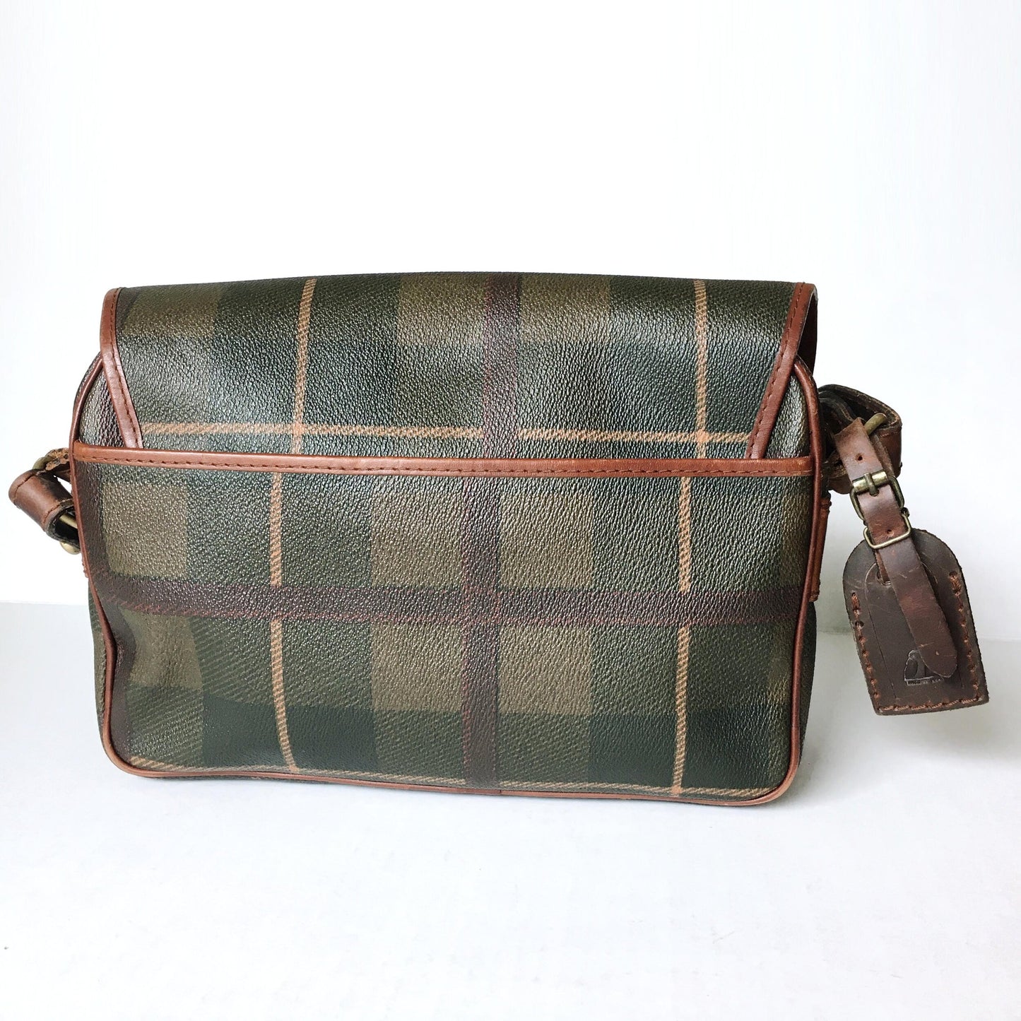 Vintage Fanciful Duck leather satchel