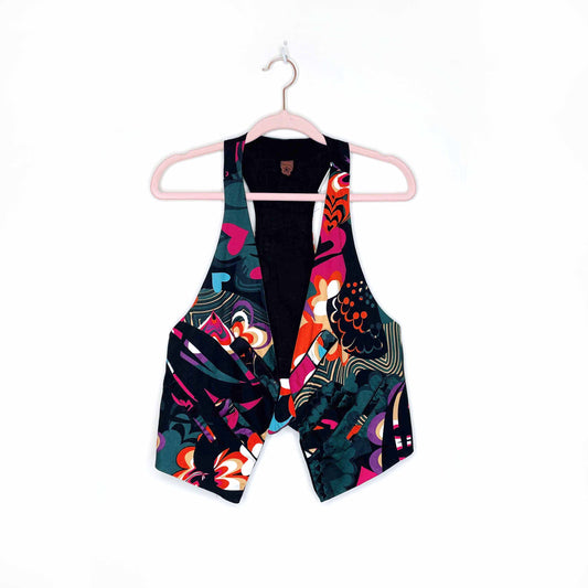 farm rio tropical open vest - size medium