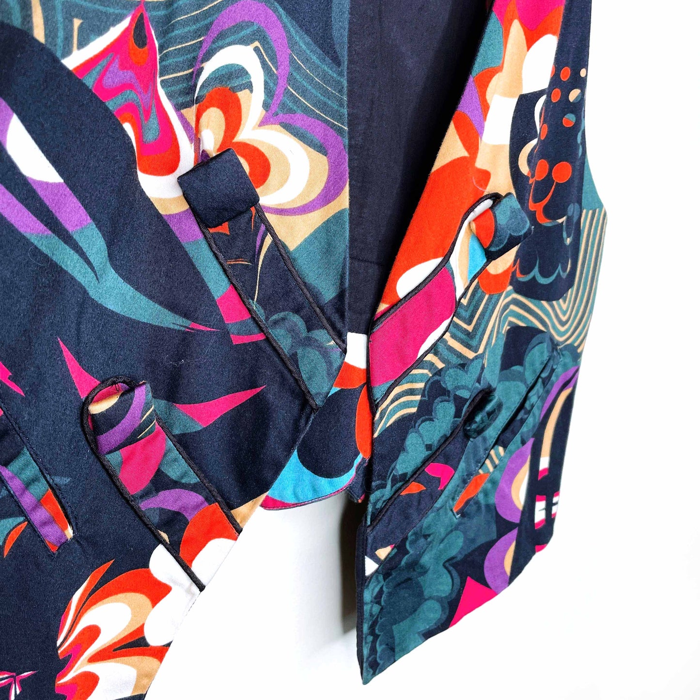 farm rio tropical open vest - size medium