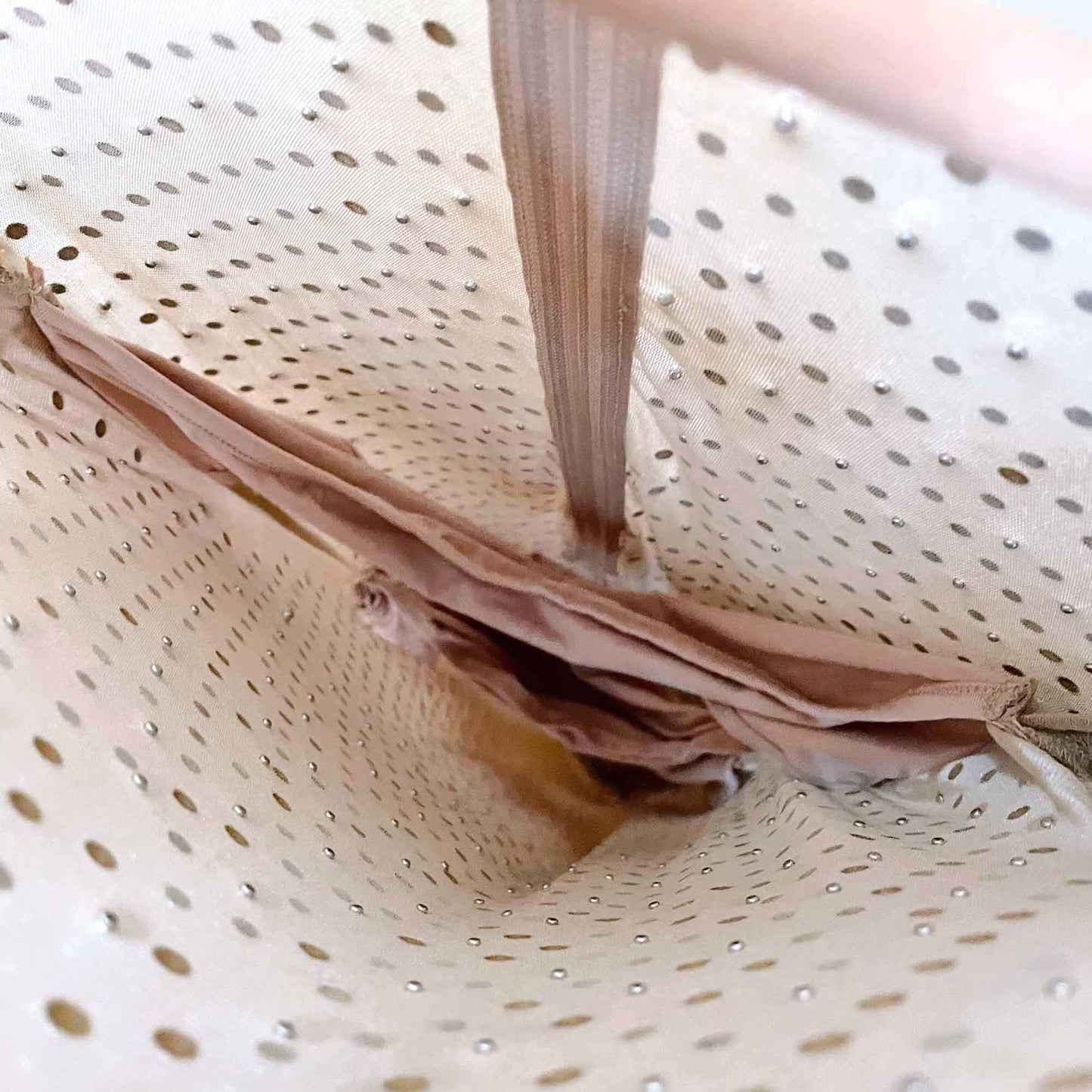 fashion nova jacey embellished sheer maxi dress - size small