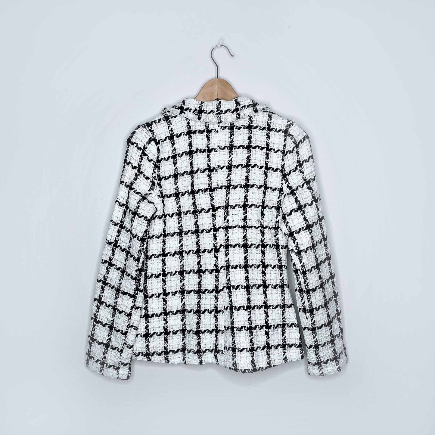 NWT Fashion NOVA A little baggage tweed blazer - size Small