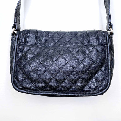 french connection faux leather quilted belt strap crossbody