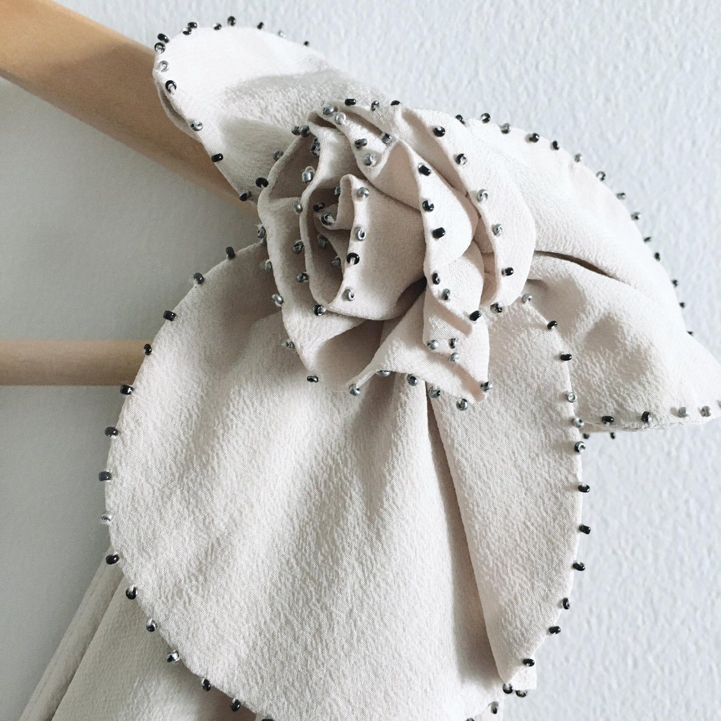 French Connection rose shoulder silk top - size 10