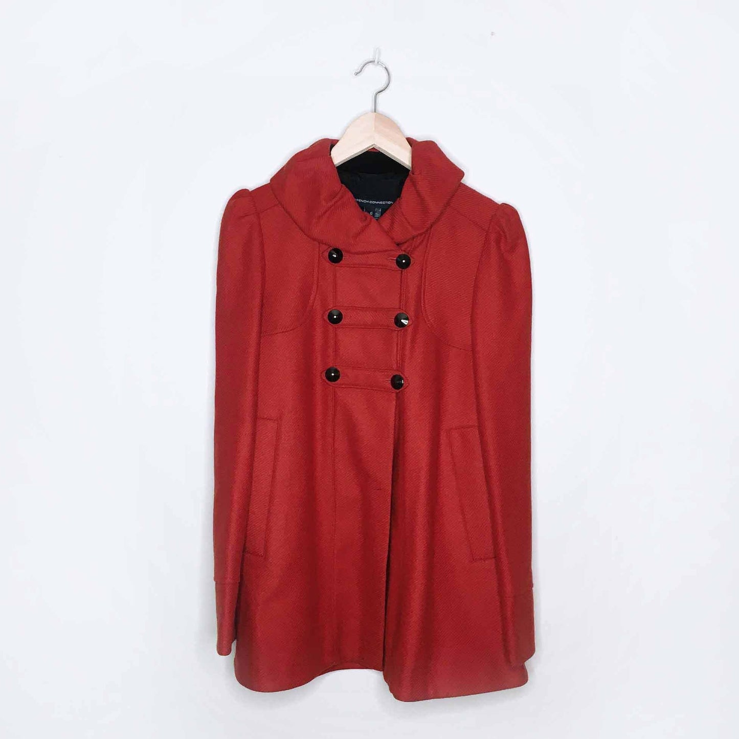 French Connection wool double breasted jacket - size 6