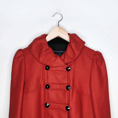 French Connection wool double breasted jacket - size 6