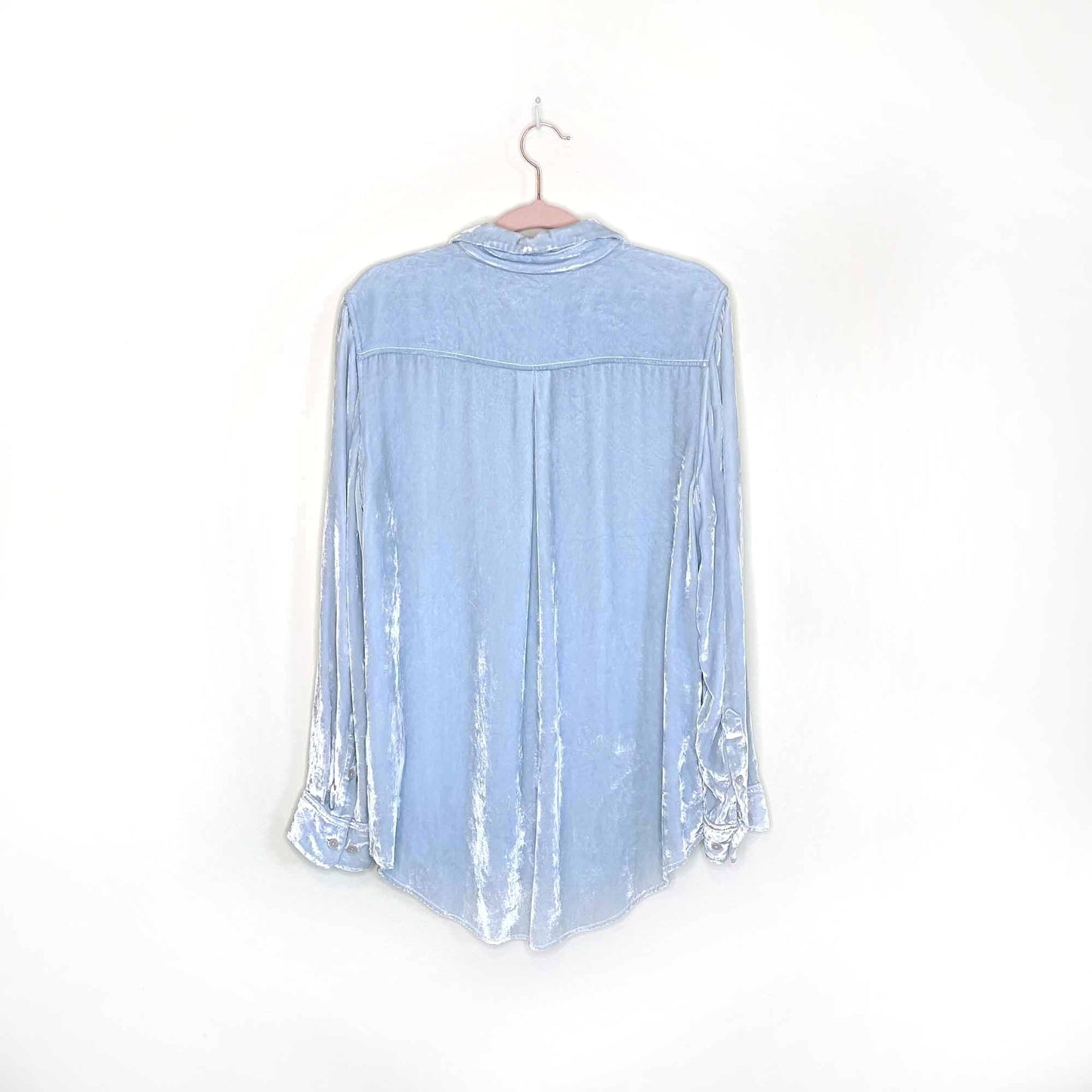 equipment femme bradner velvet shirt - size medium