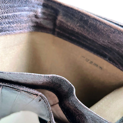 fendi zucca bi-fold snap button wallet with coin pocket