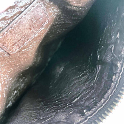 vintage fendi zucca print zip pouch