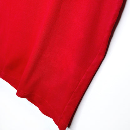 vintage red ferrari logo tee - size large