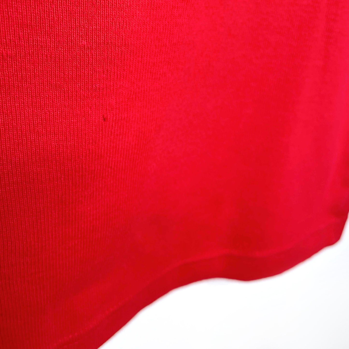 vintage red ferrari logo tee - size large