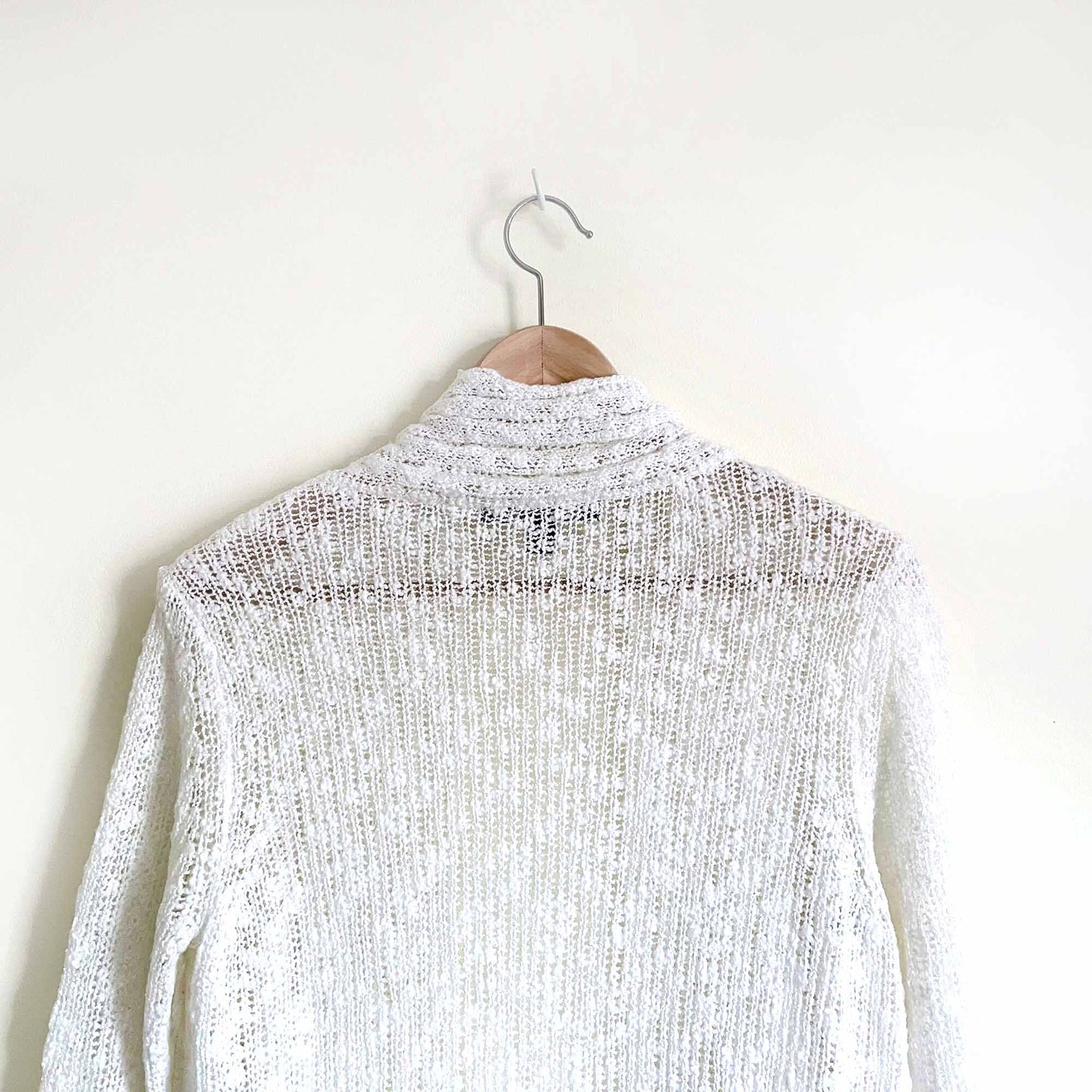 anthropologie fever loose-knit open cardigan - size small