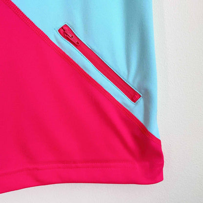 fila sport v-neck performance training tee - size large