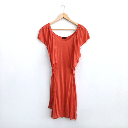 Filippa K flutter sleeve dress - size xs