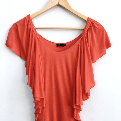 Filippa K flutter sleeve dress - size xs