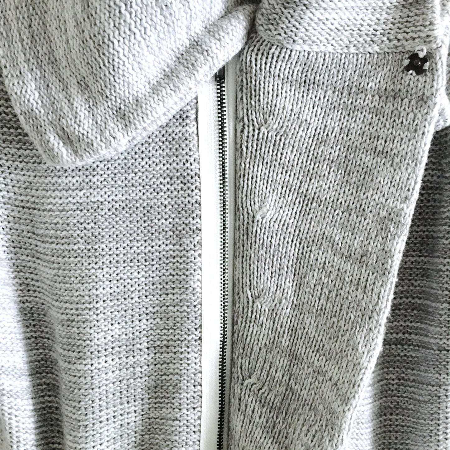 firth heather zip sweater cardigan jacket - size small