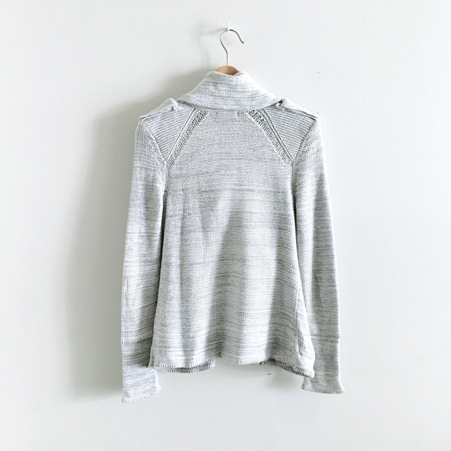 firth heather zip sweater cardigan jacket - size small