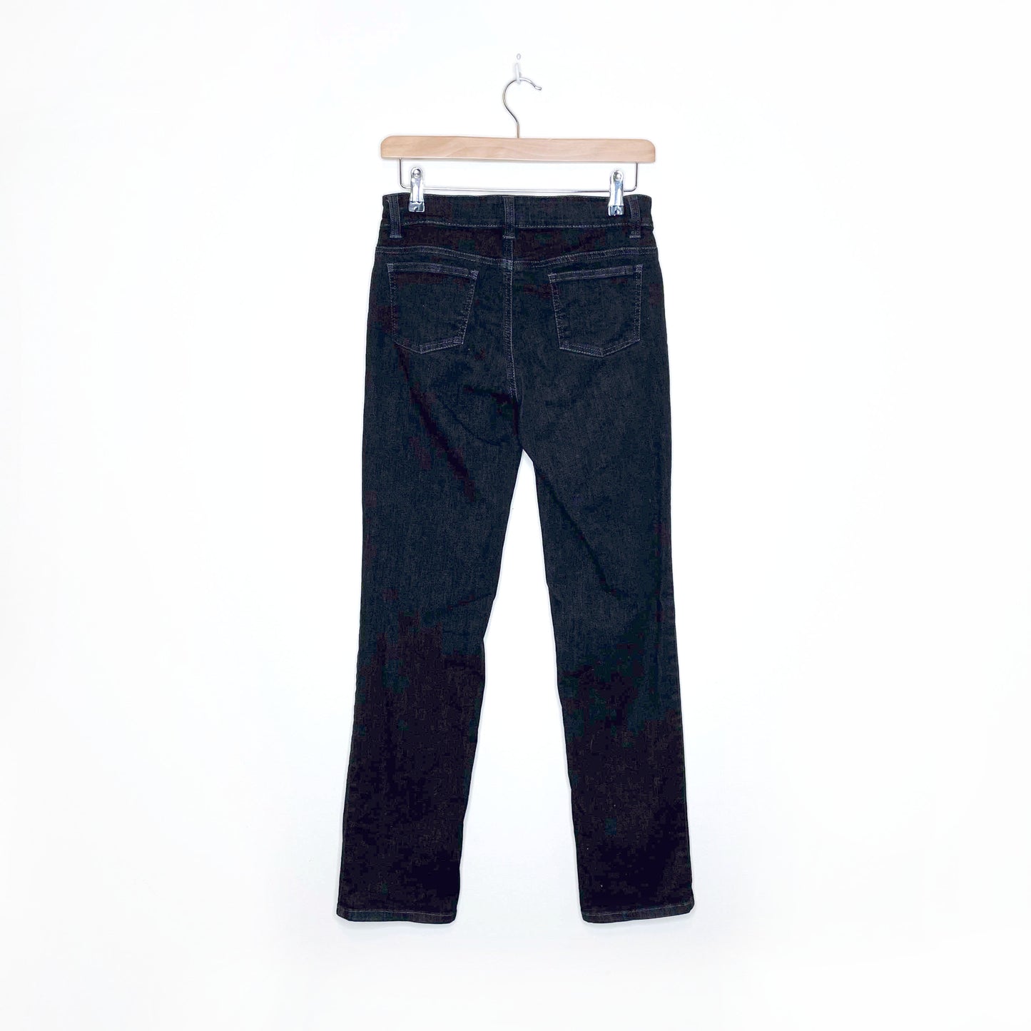 eileen fisher organic cotton straight leg jeans - size 2P